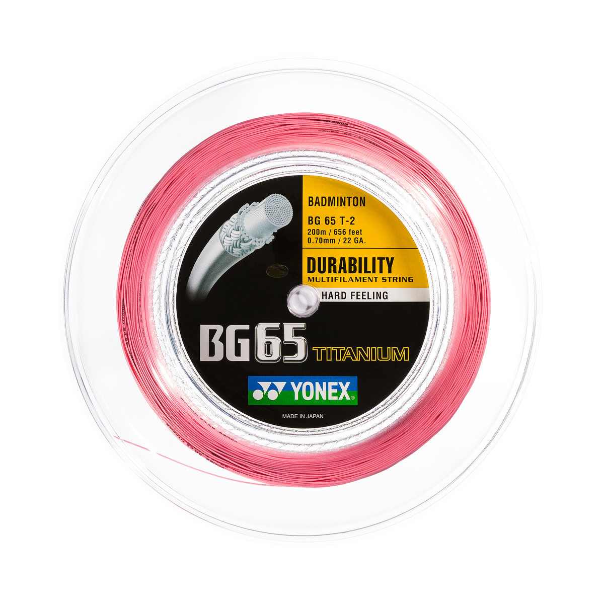 Bedmintonový výplet BG65 Titanum pink 200m