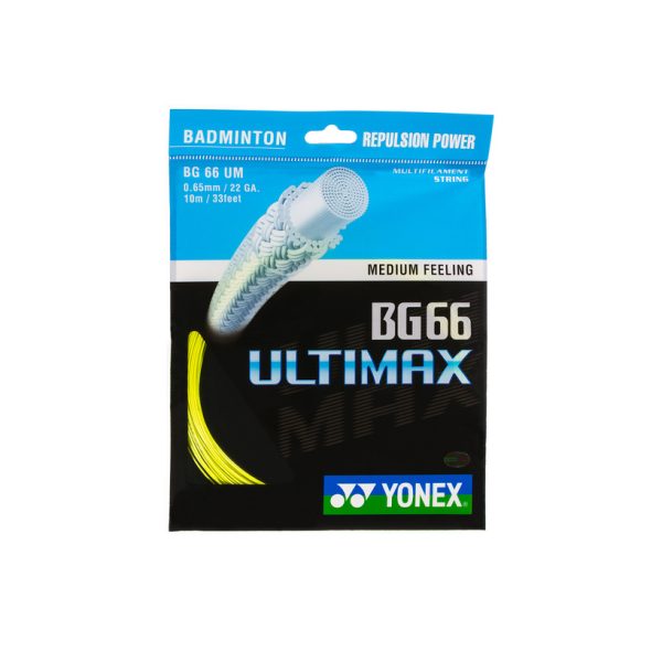 Bedmintonový výplet BG 66 ULTIMAX yellow 10m