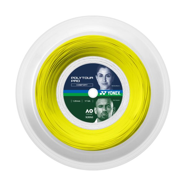 Tenisový výplet POLY TOUR PRO 1,25 yellow 200 m