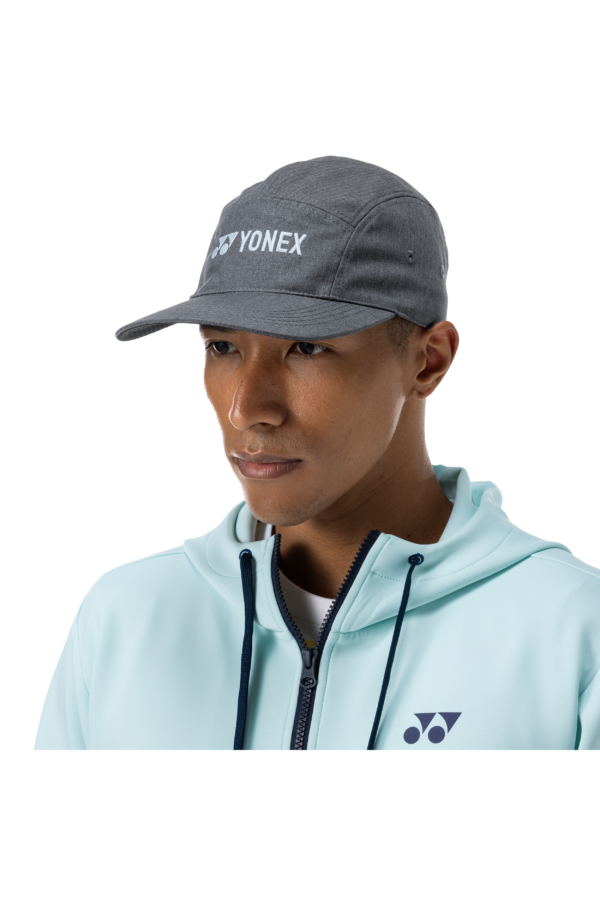 YONEX unisex CAP 40096 Charcoal - Image 3