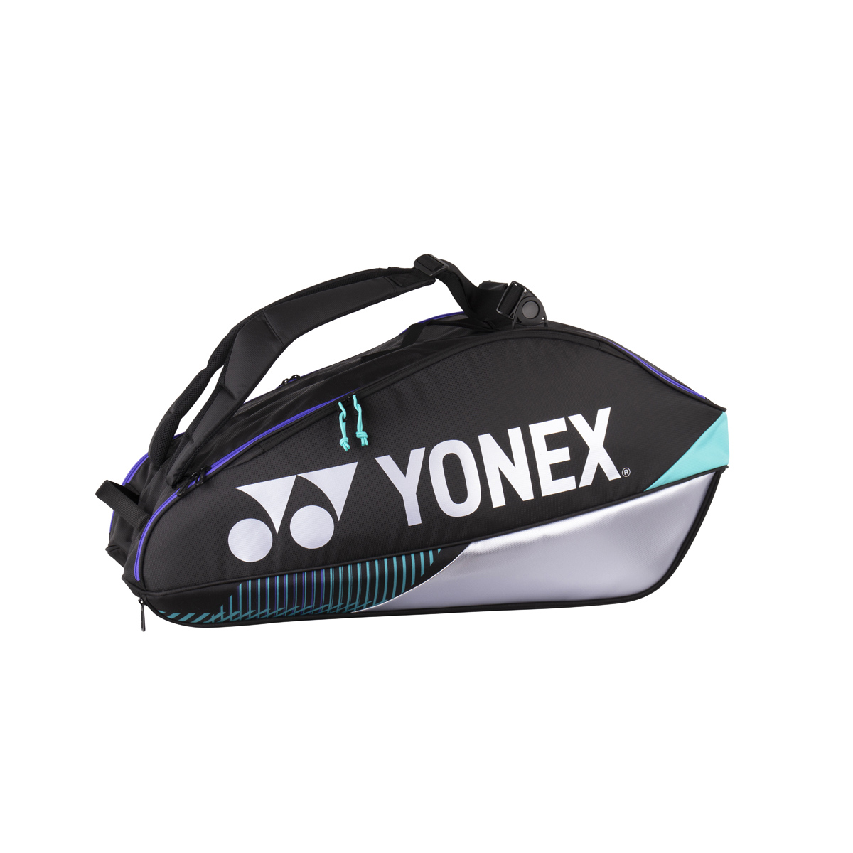PRO RACQUET BAG 92426 Black/Silver (6pcs)