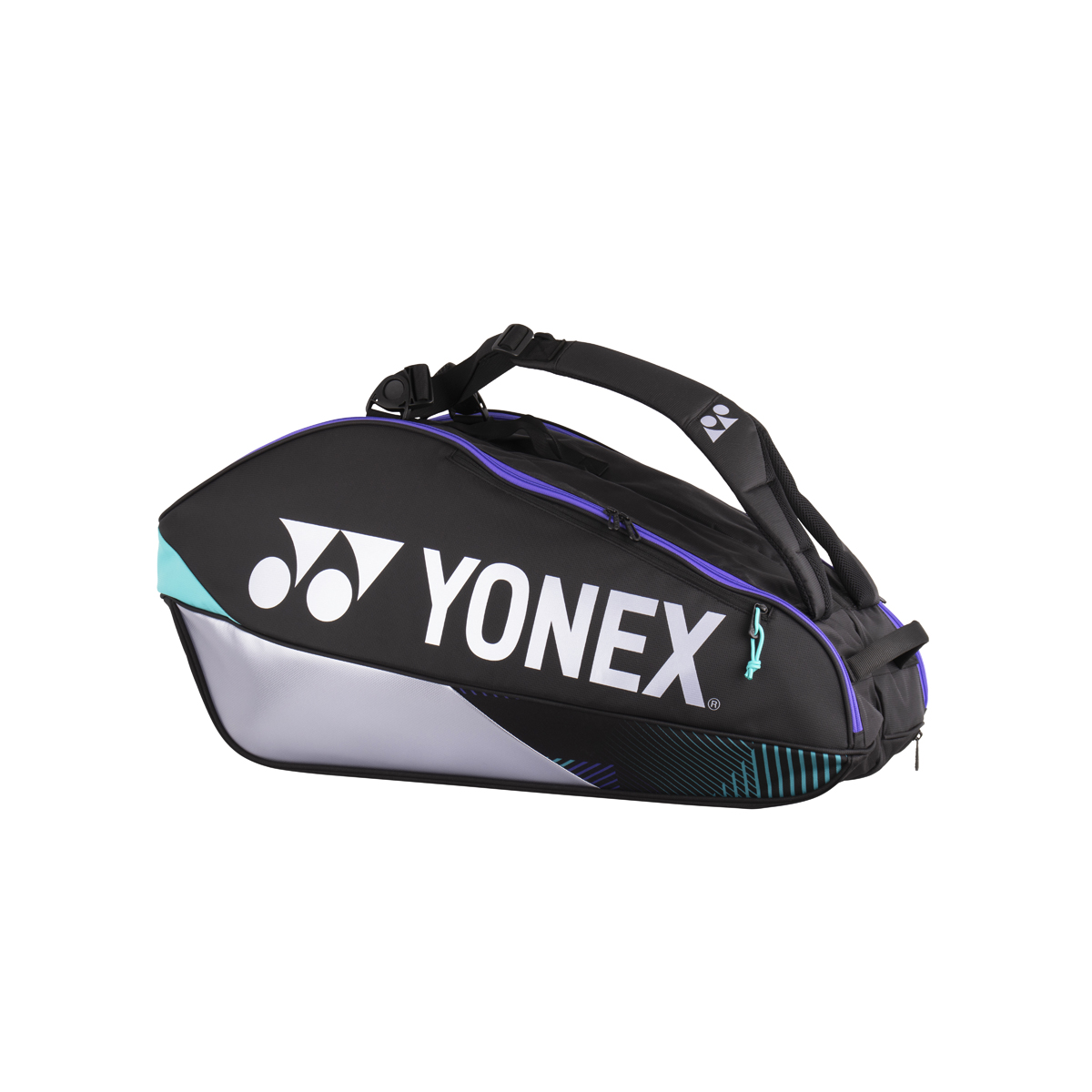 PRO RACQUET BAG 92426 Black/Silver (6pcs) - Image 2