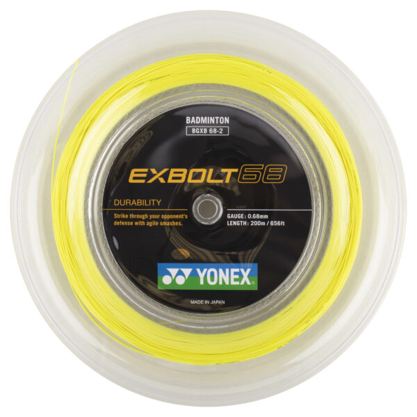 Bedmintonový výplet EXBOLT 68 yellow 200m