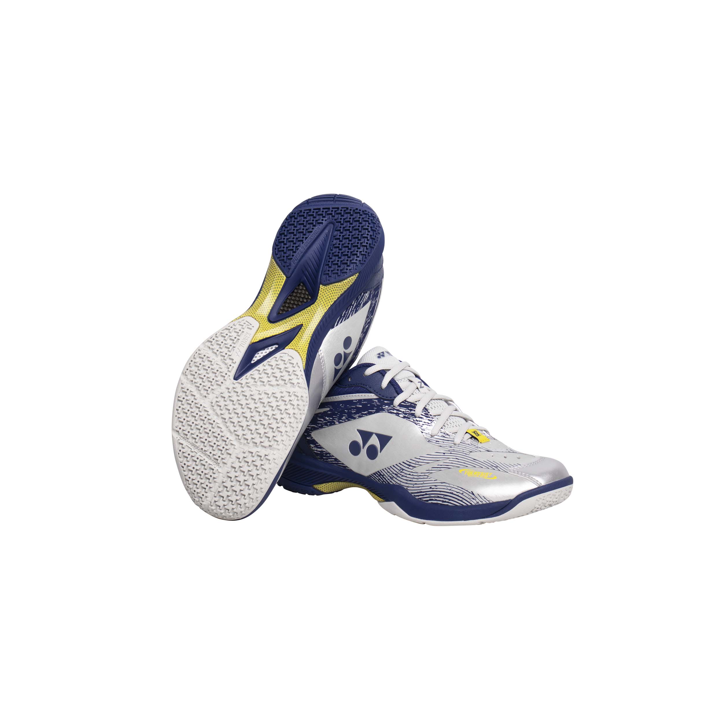 Bedmintonová obuv Power Cushion 65 Z Men V2 Silver/Navy - Image 4